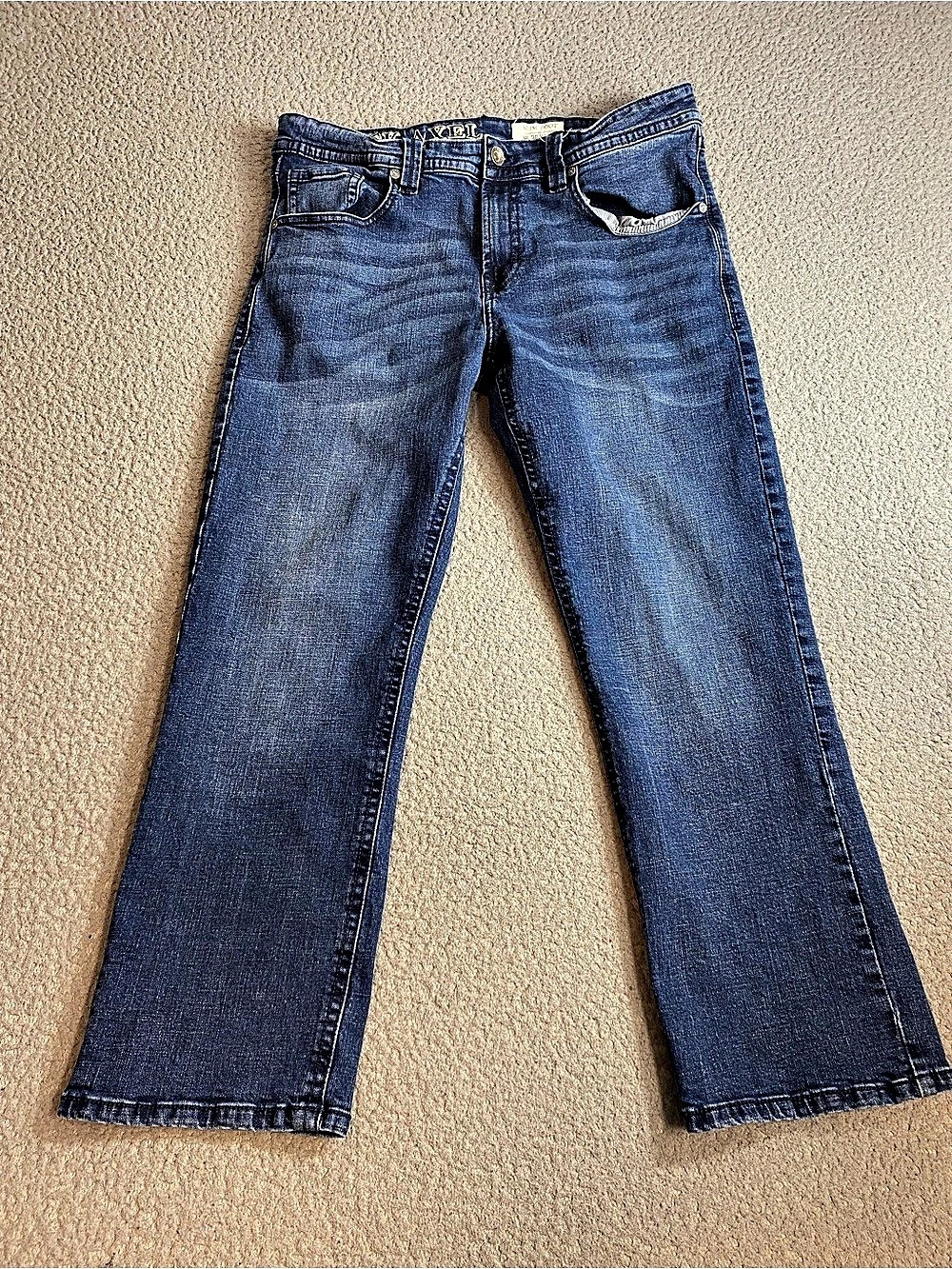 Men’s slim fit bootcut TK AXLE jeans